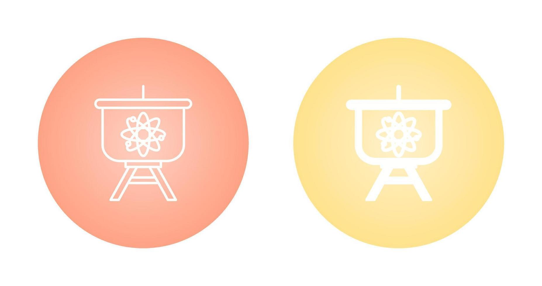 Atom Presentation Vector Icon