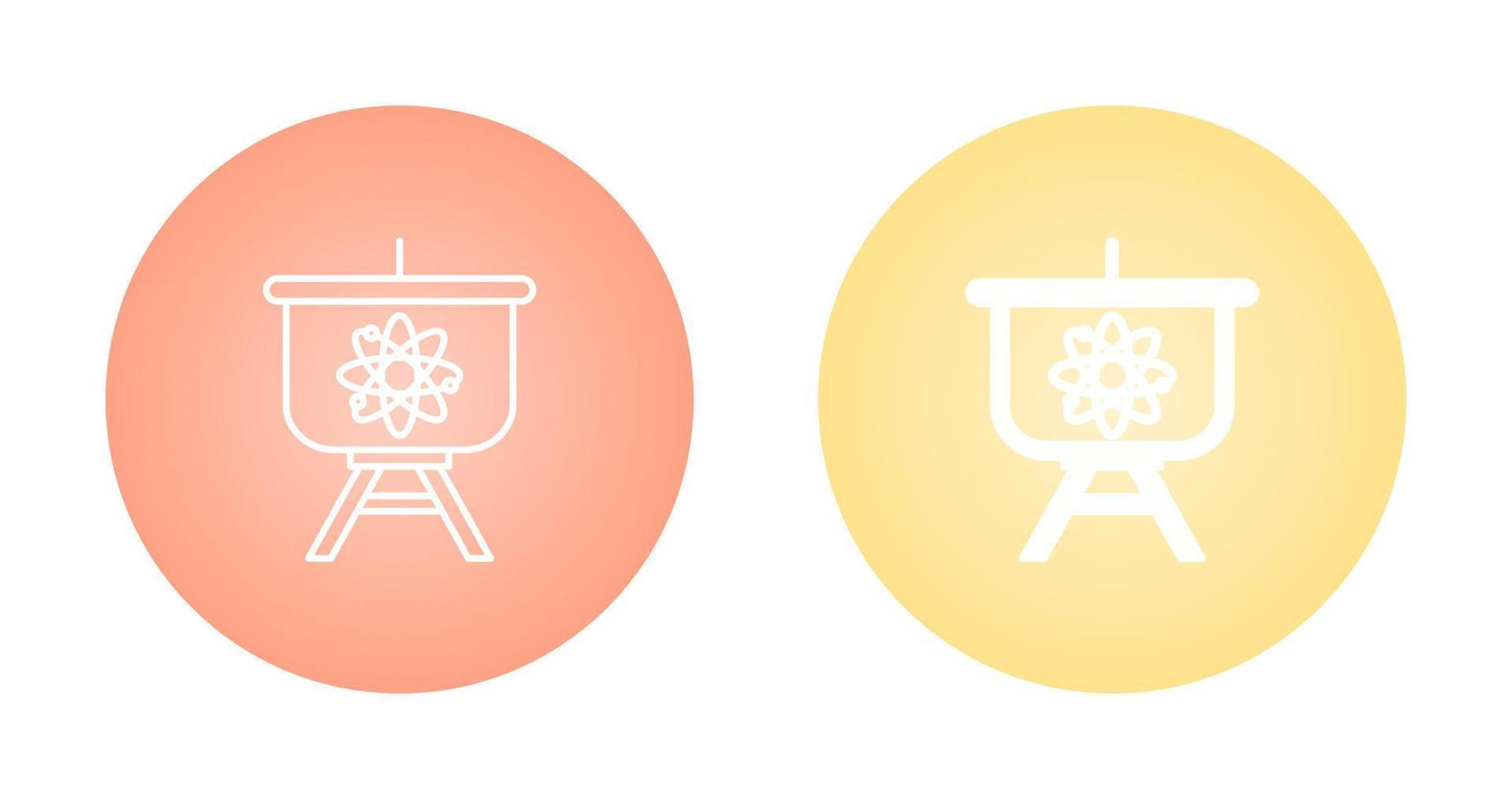 Atom Presentation Vector Icon