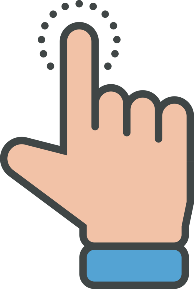 Hand cursor icon clip art png