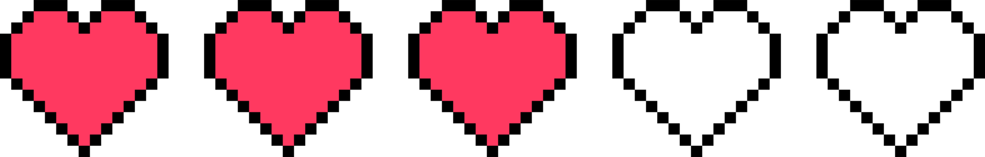 Heart rating review icon png