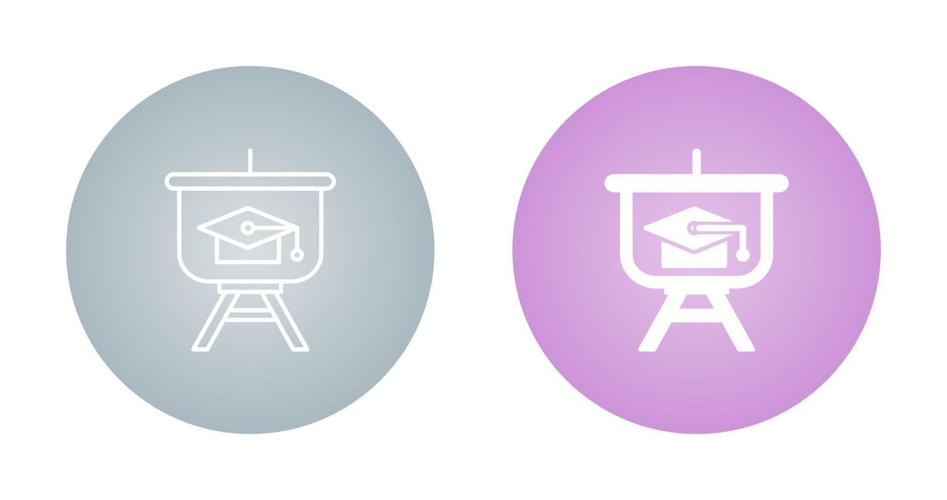 Graduation Presentation Vector Icon