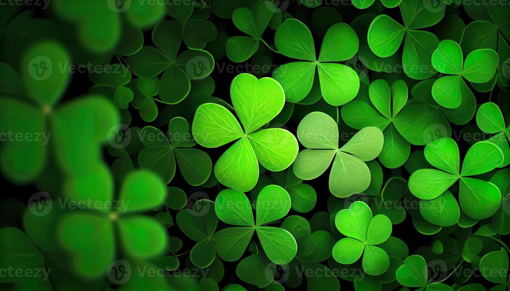 Background for St. Patrick Day. Ai render. photo