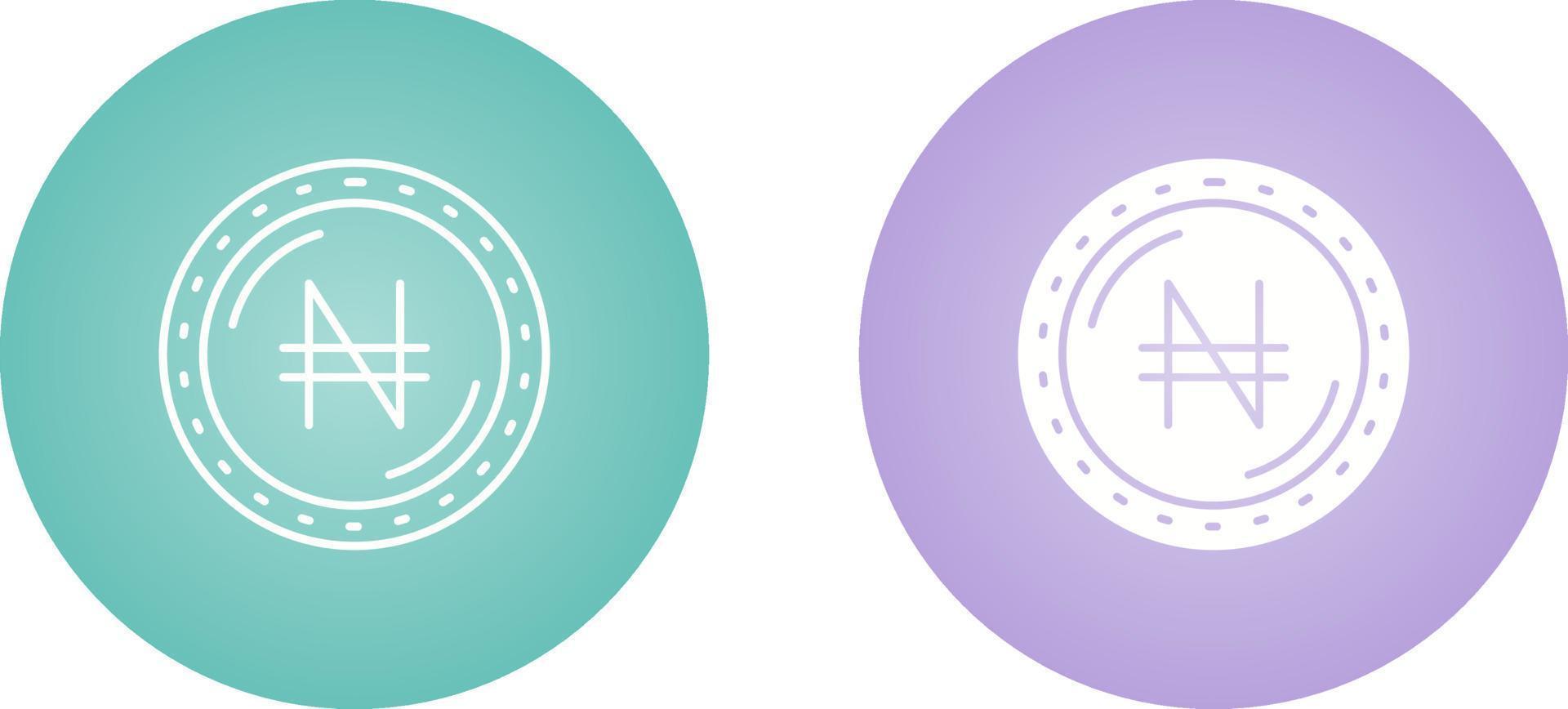 Naira Currency Vector Icon