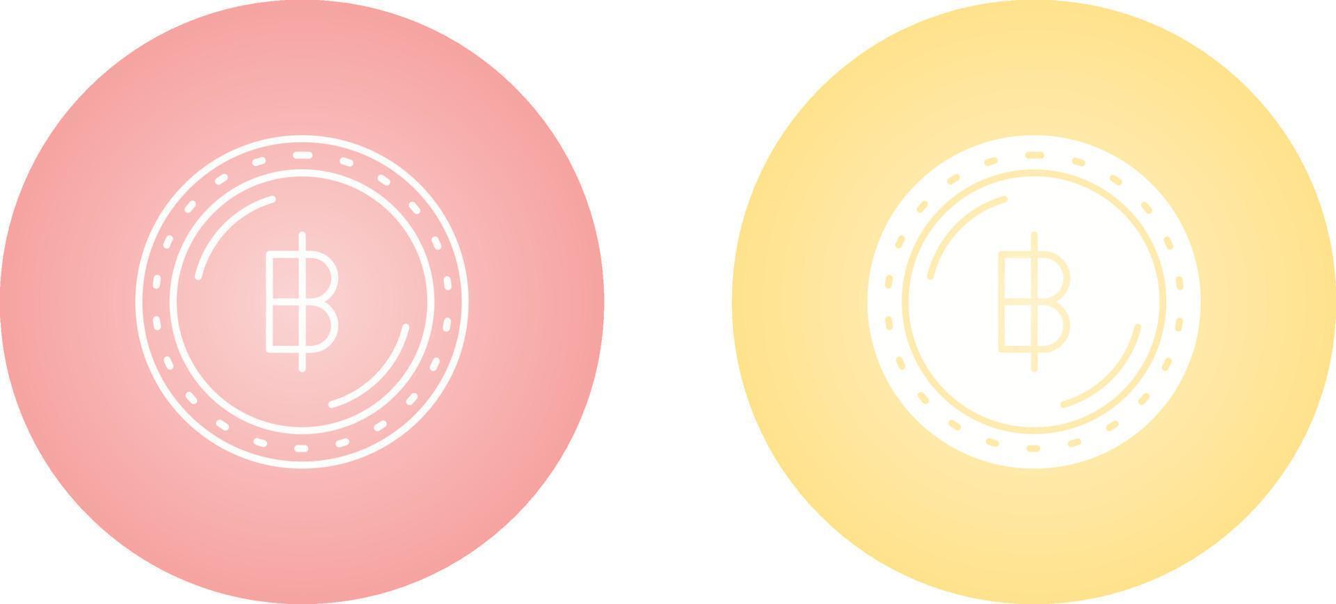 Baht Currency Vector Icon