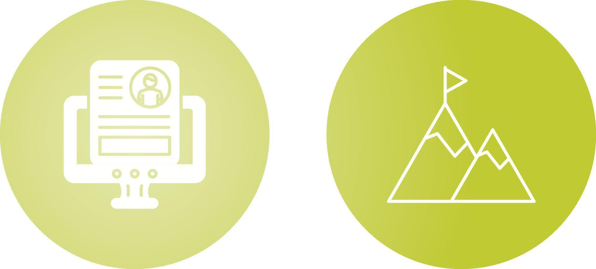 Peak Vector Icon