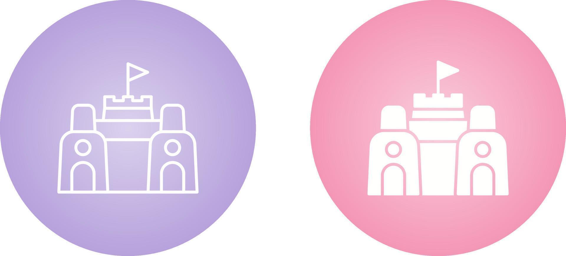 Toy Castle Vector Icon