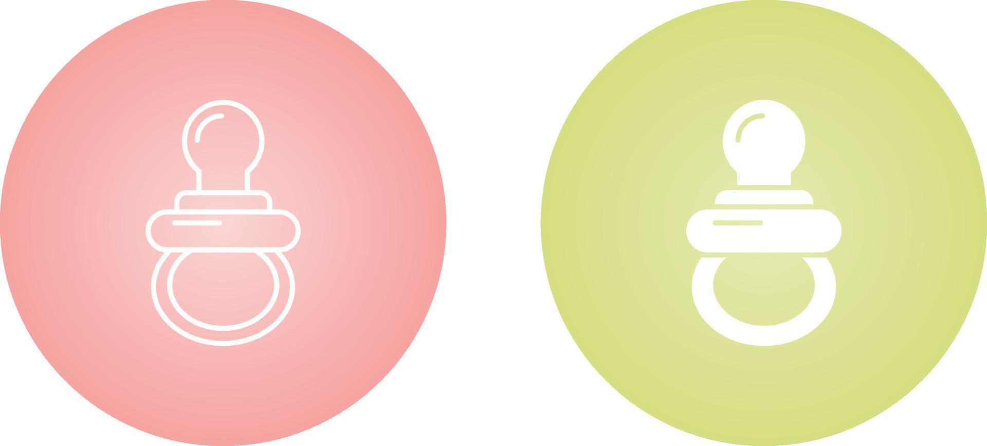 Pacifier Vector Icon