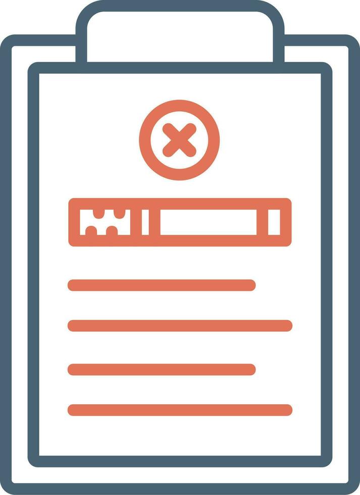 No Smoking Data Vector Icon