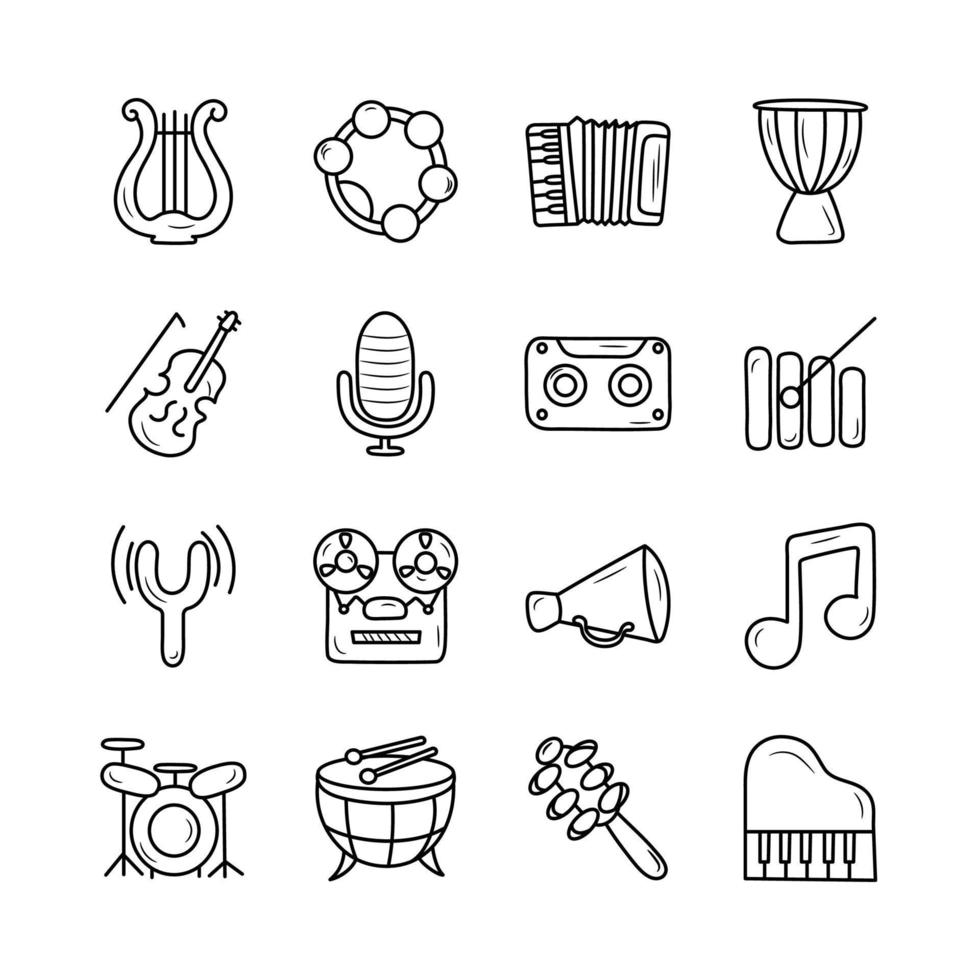 Music vector Outline Icon Design illustration. gamification Symbol on White background EPS 10 File set 3