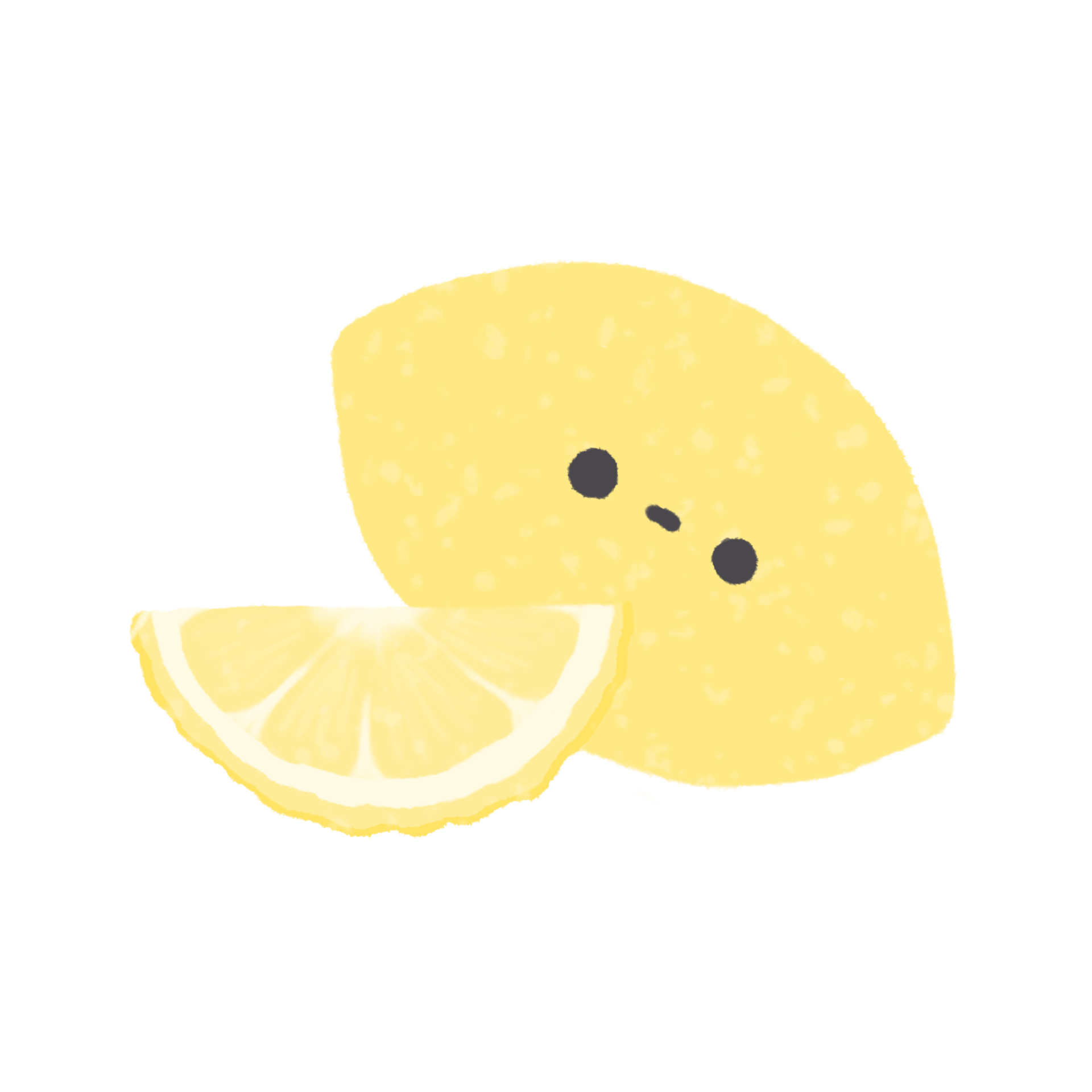 Hand drawn Cute Lemon Cute Fruit Character Design In Doodle Style hand-drawn-cute-lemon-cute-fruit-character-design-in-doodle-style