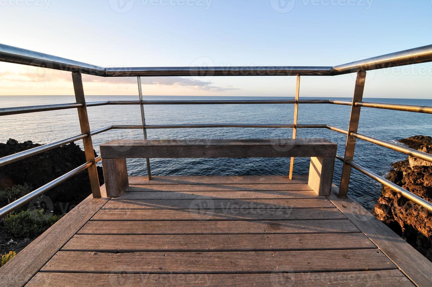 Scenic coastal view photo