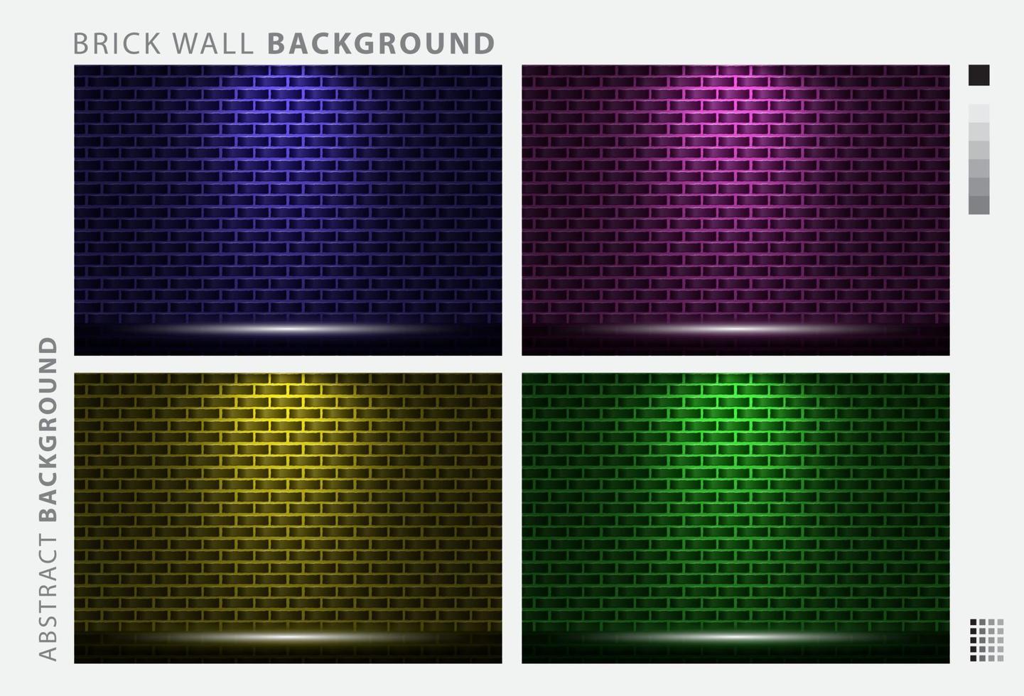 abstract texture of color brick wall. Vector background can be used in cover design, book design, website backgrounds or advertising.