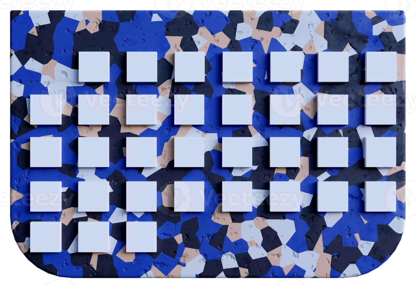 3d calendar monthly planner schedule icon 3d illustration calendar blue pattern png