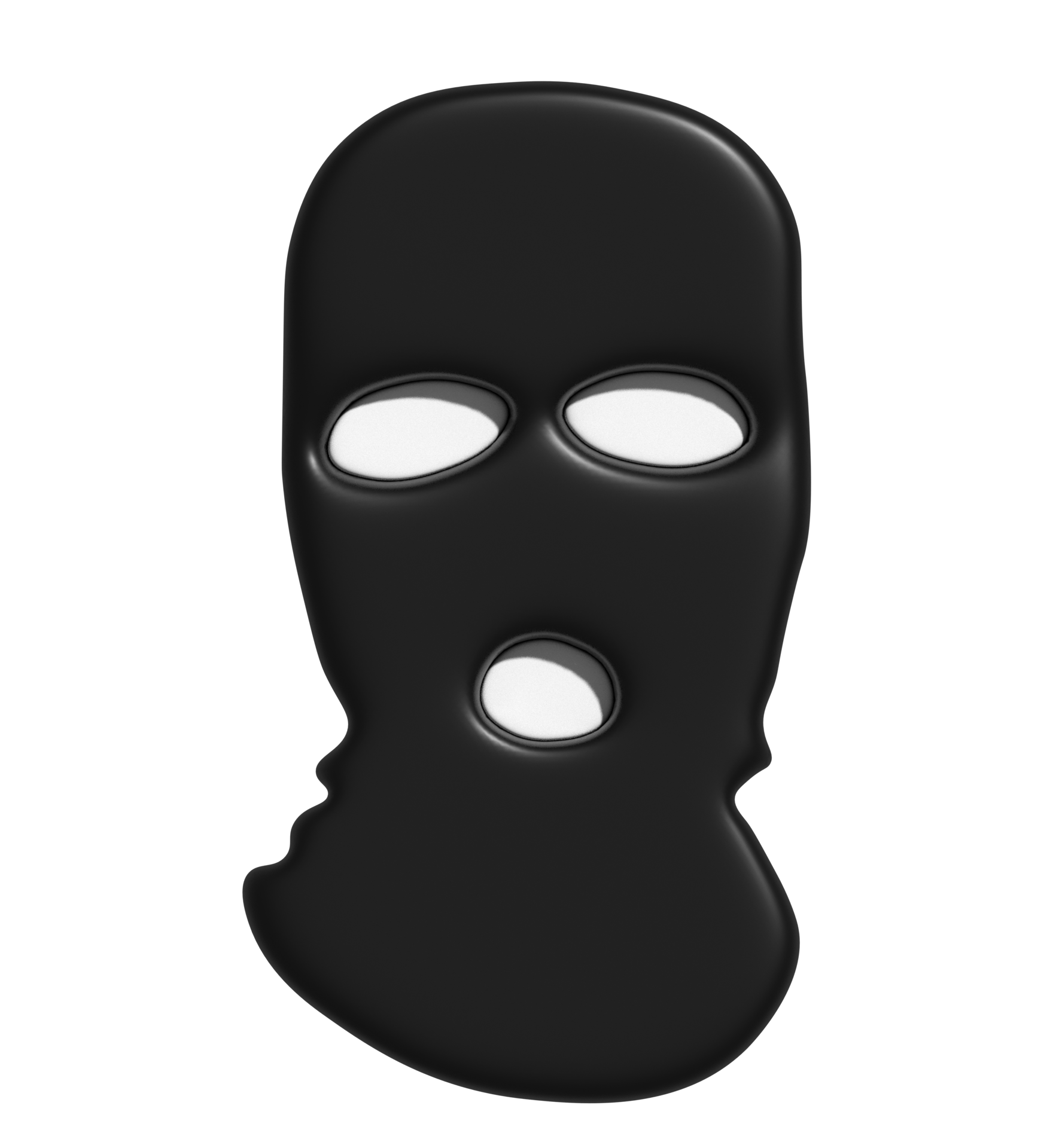 3d delincuente máscara negro icono 22224925 PNG