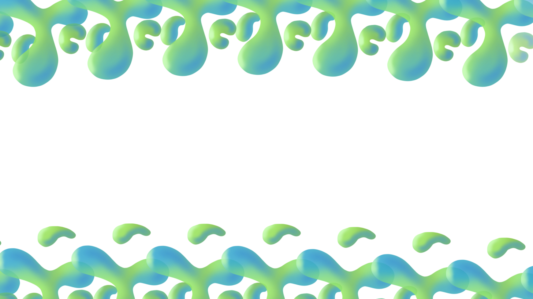 Green liquid frame background png