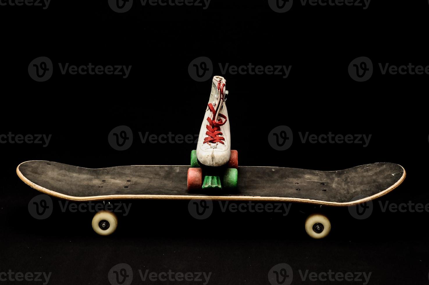 Skateboard close up photo