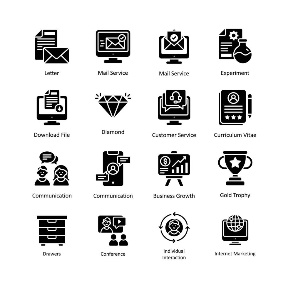 Project Management vector solid Icon Design illustration. Medical Symbol on White background EPS 10 File set 1