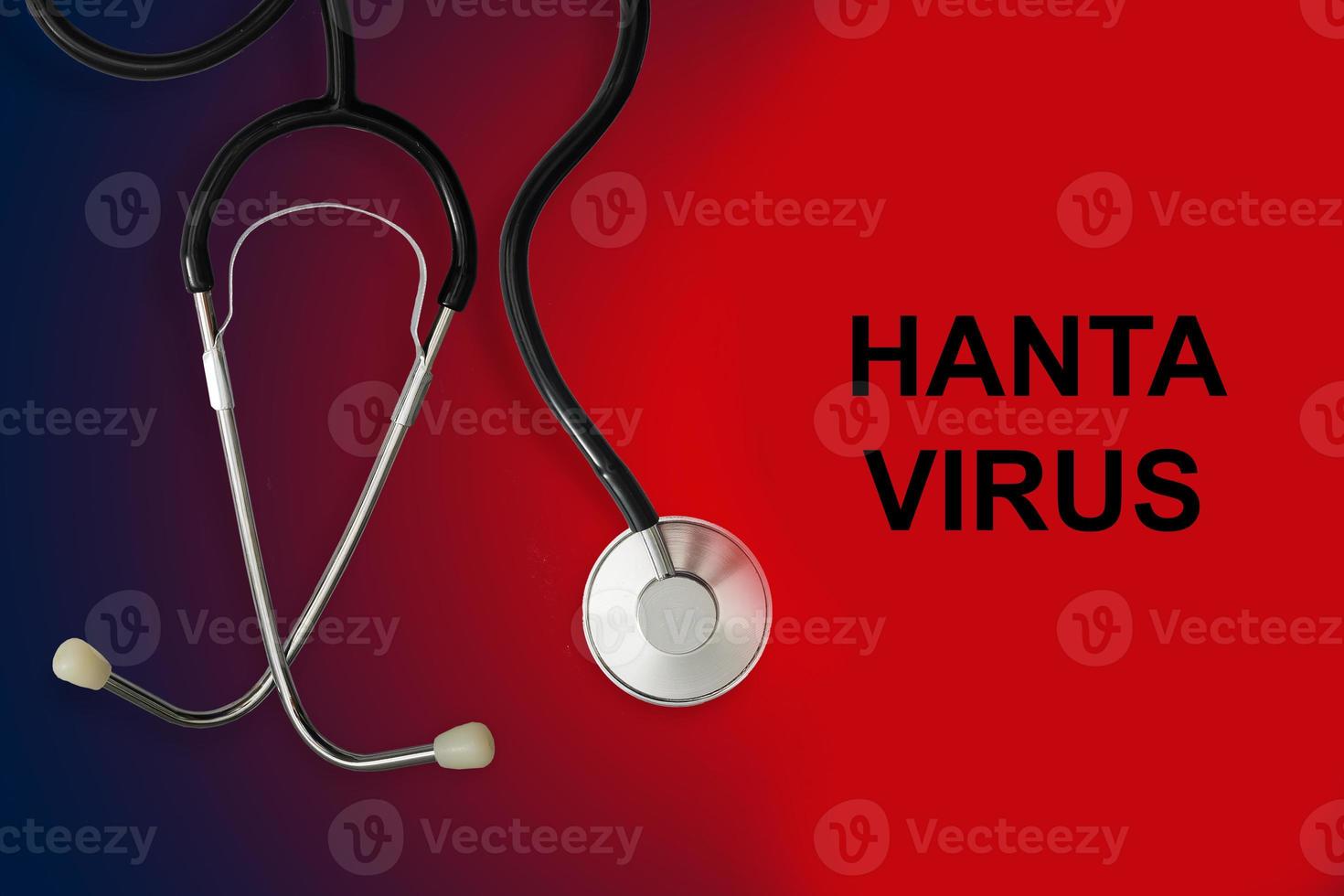 Page with word Hantavirus. Medical concept. photo