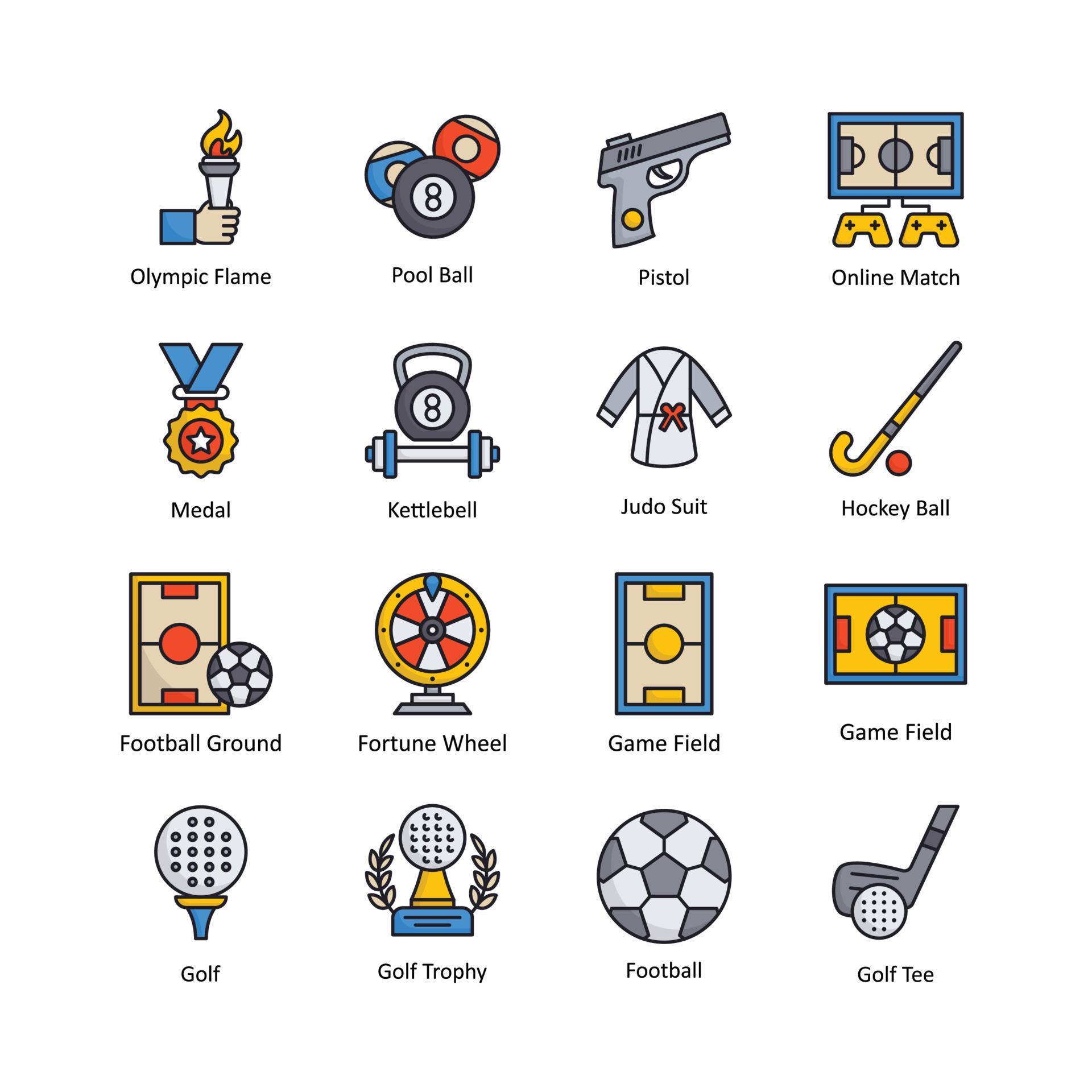 Sports And Awards vector Fill oultine Icon Design illustration. Sports And Awards Symbol on