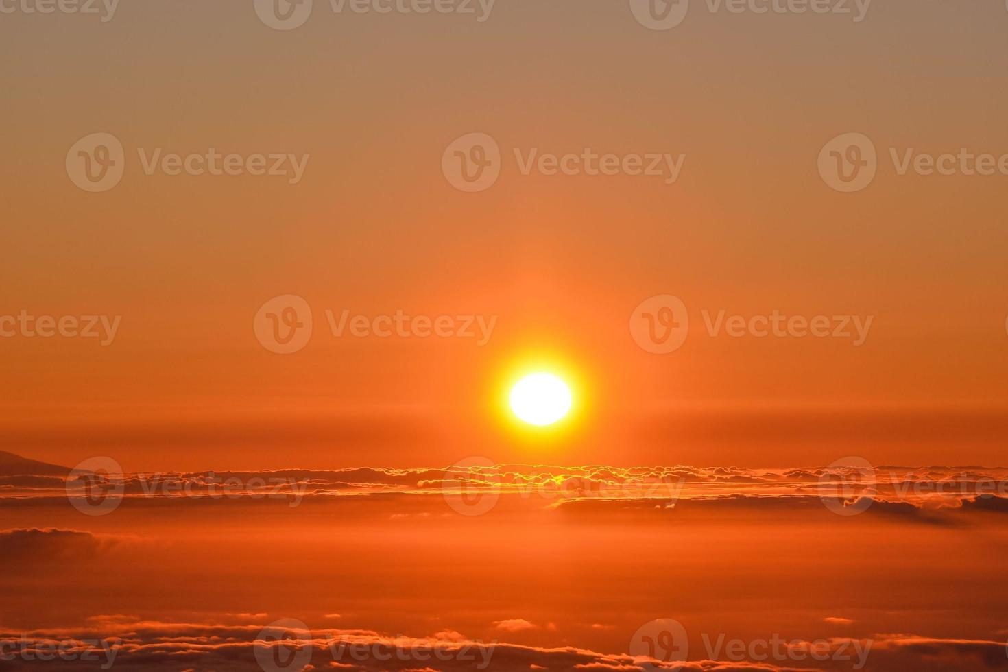 Colourful sky at sunset photo