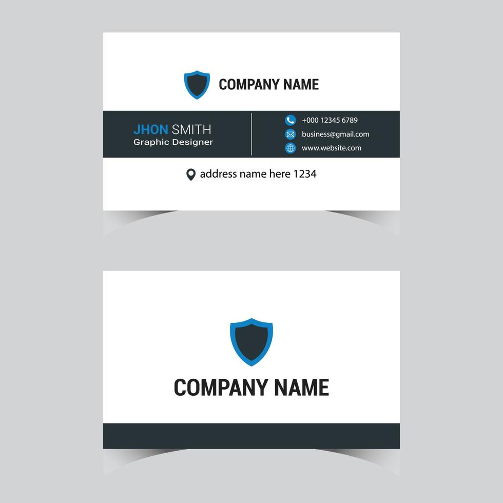 Creative Business Card Design vector