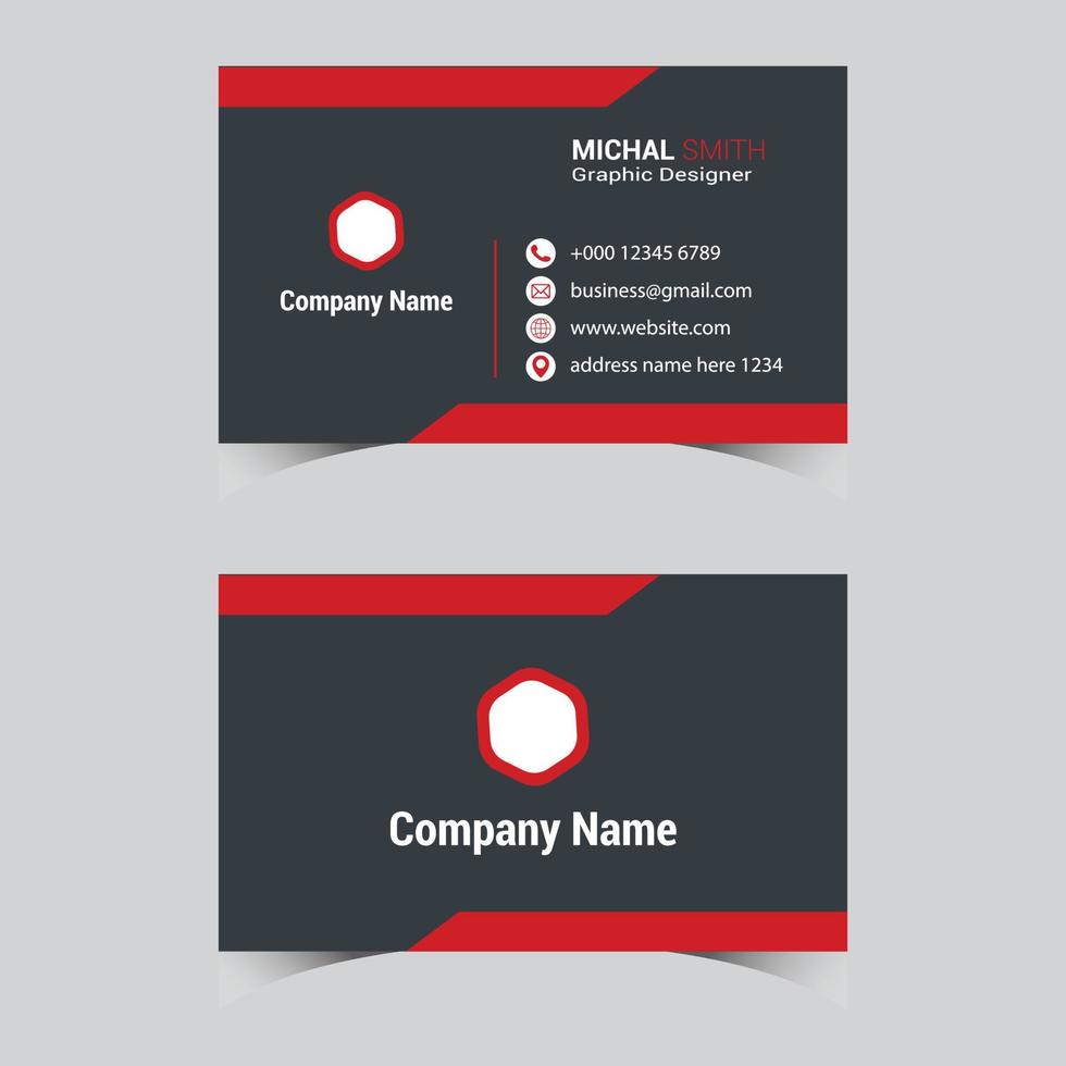 Creative Business Card Design vector