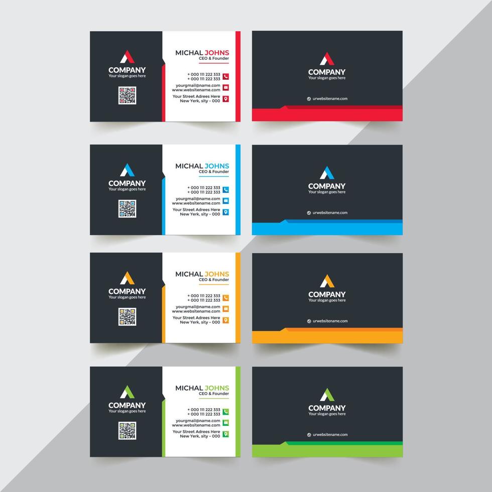 Business Card Template vector