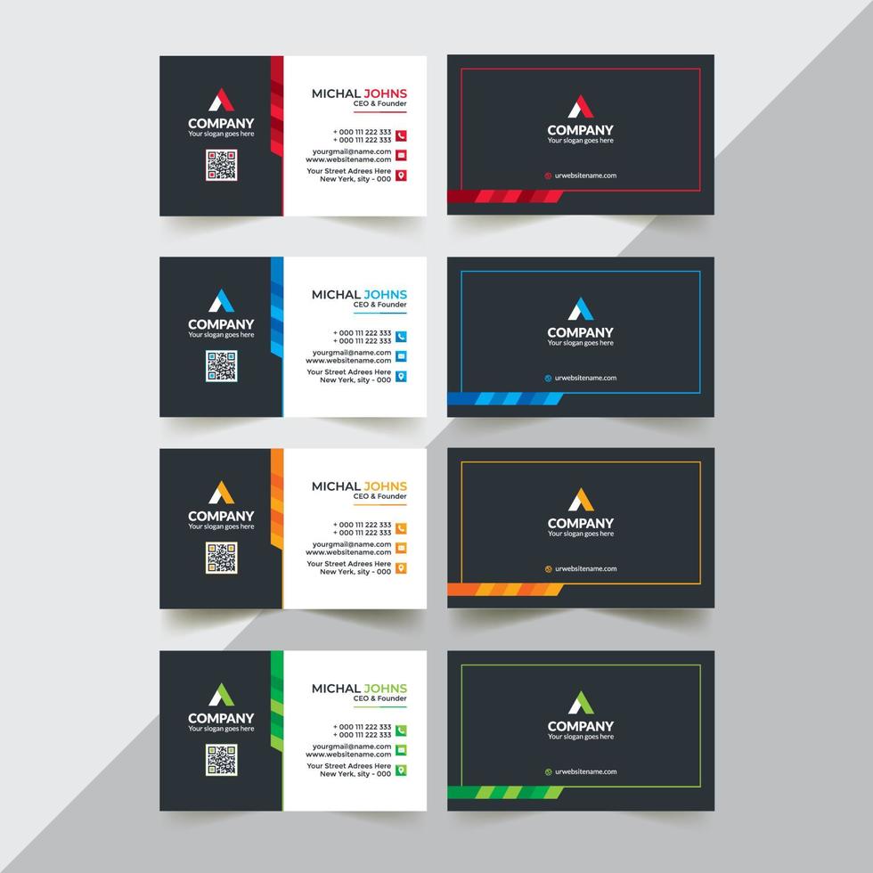 Business Card Template vector