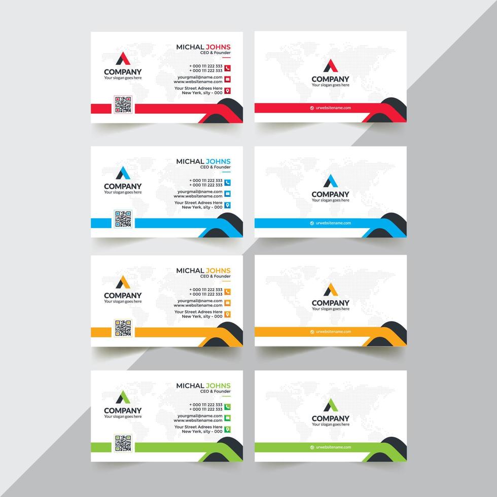 Business Card Template vector