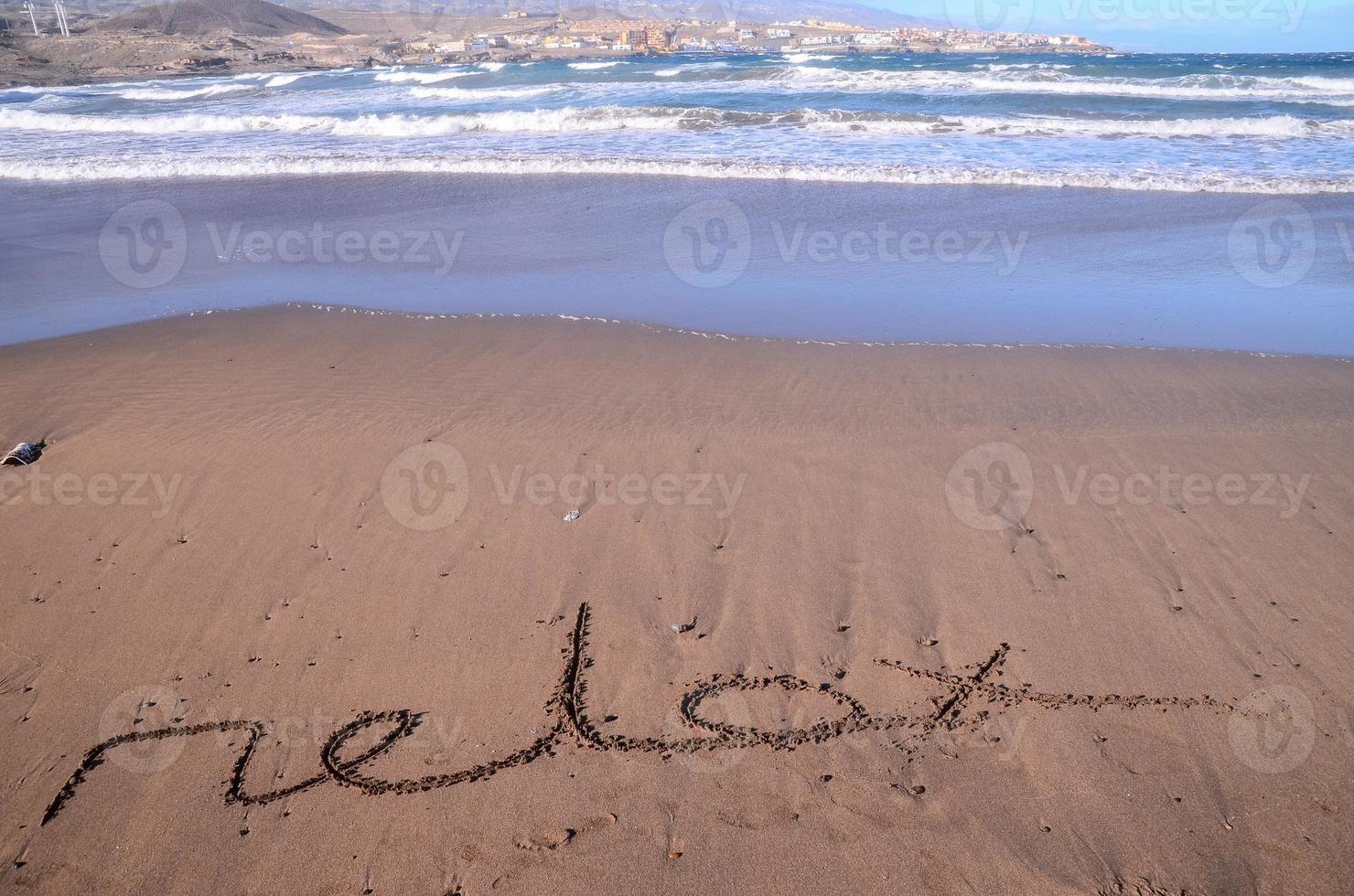 Beautiful beach on Tenerife photo