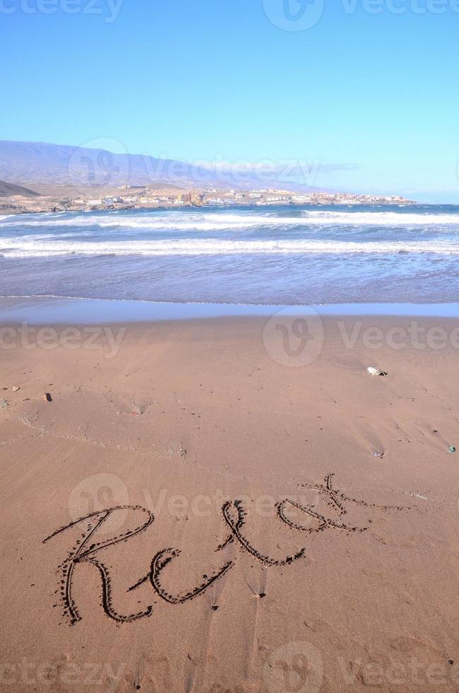 Beautiful beach on Tenerife photo