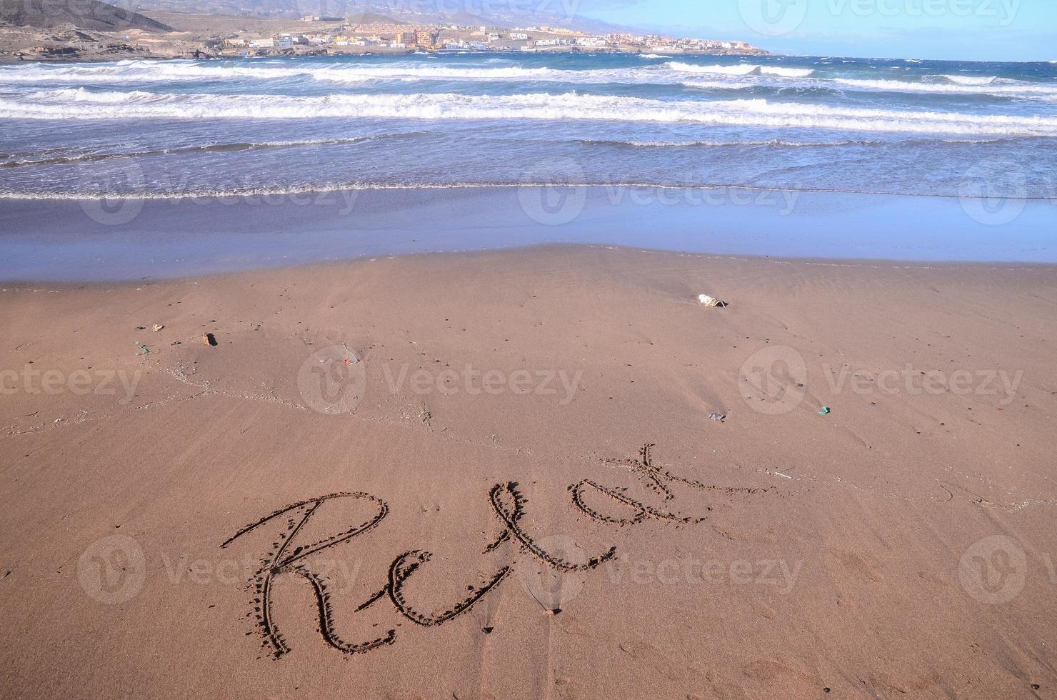 Beautiful beach on Tenerife photo