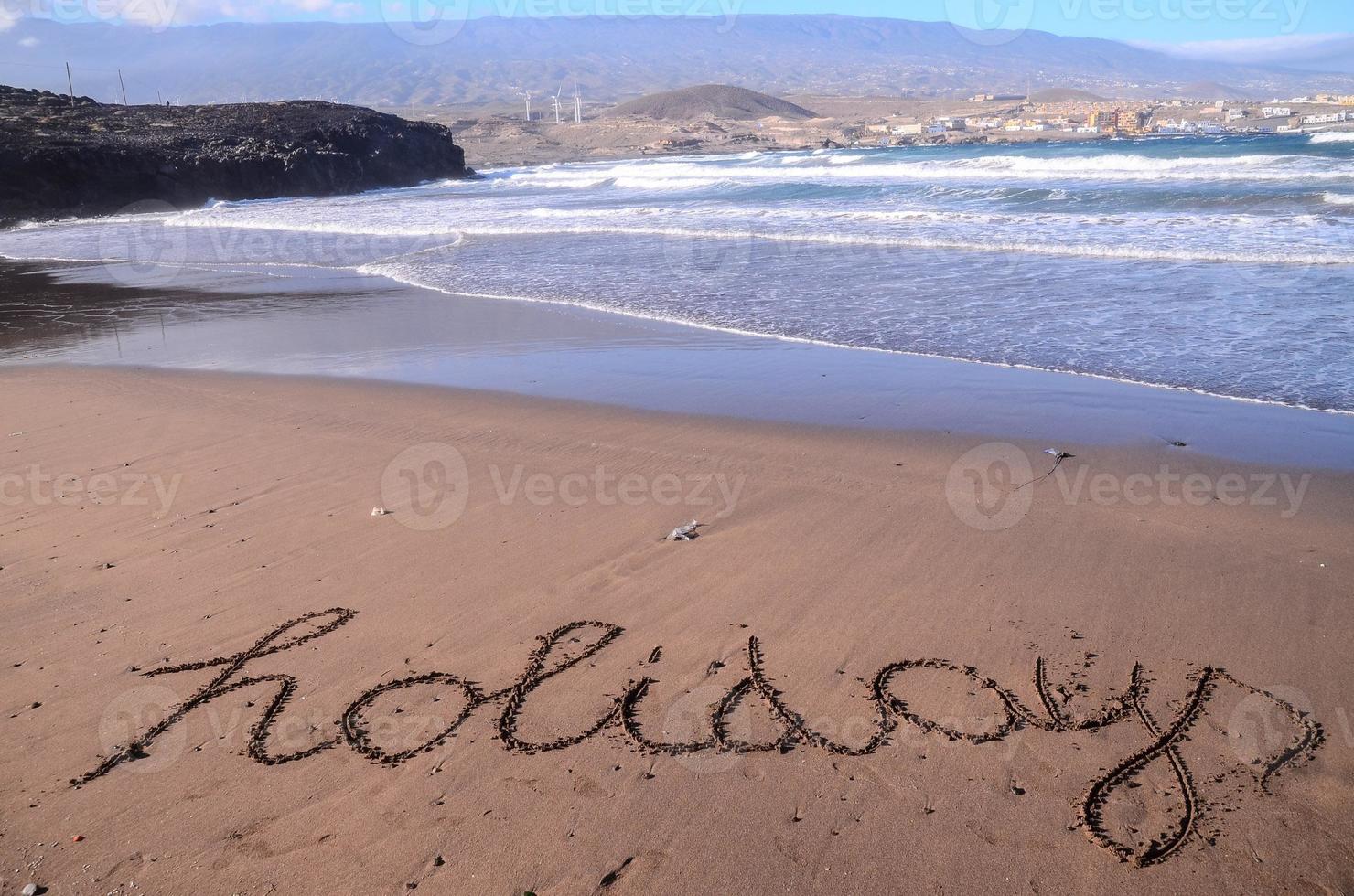 Beautiful beach on Tenerife photo