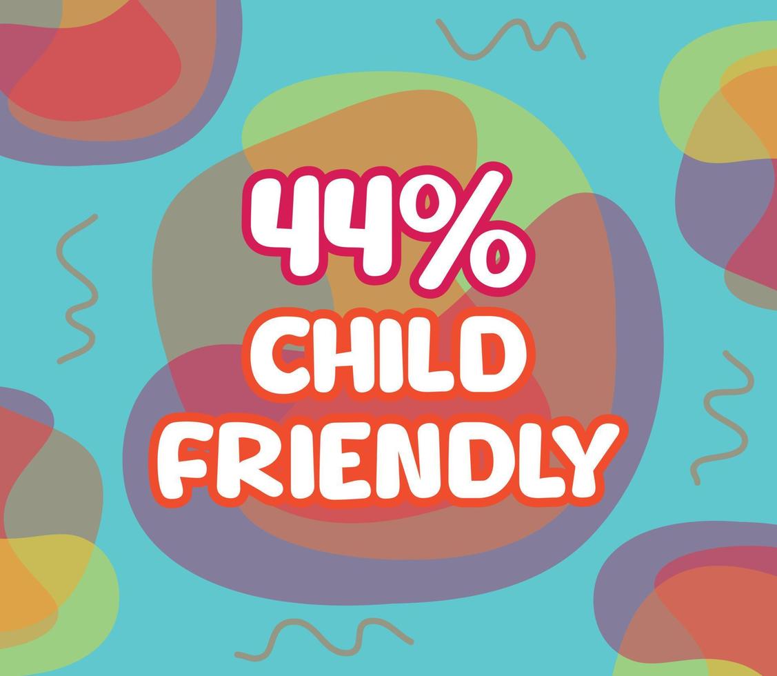 square shape banner vector, illustration of GMO percentage. interesting gradation design with child theme. vector