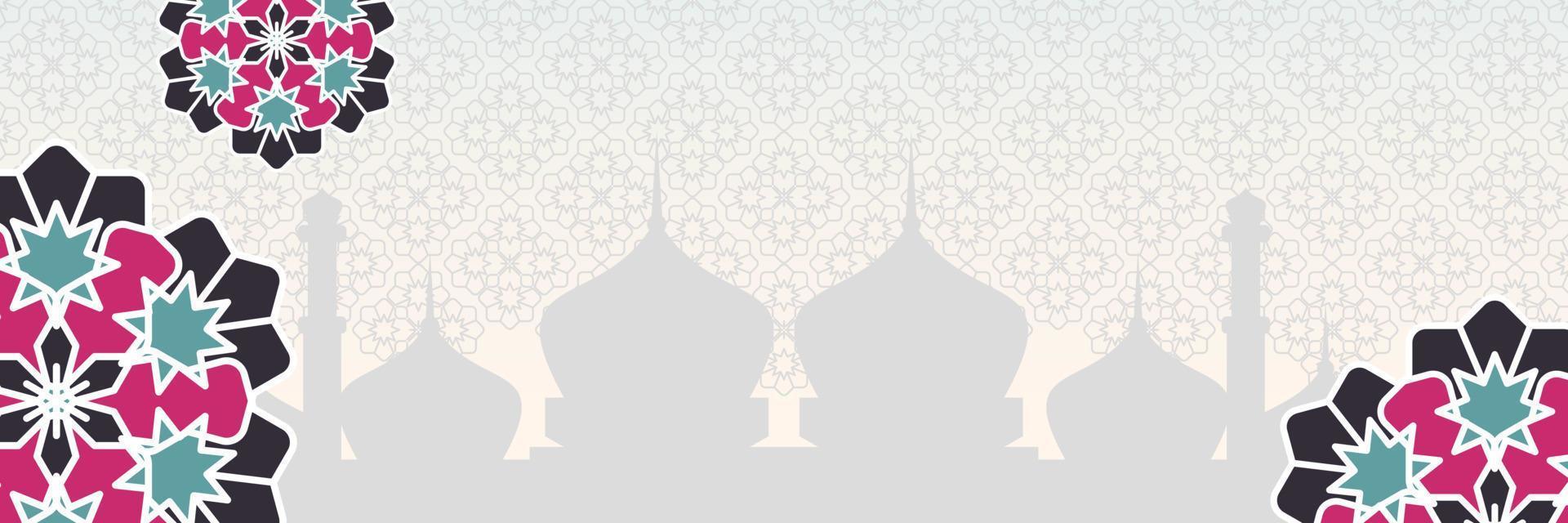 islámico fondo, con hermosa mandala ornamento. vector modelo para pancartas, saludo tarjetas para islámico vacaciones, eid Alabama fitr, Ramadán, eid Alabama adha