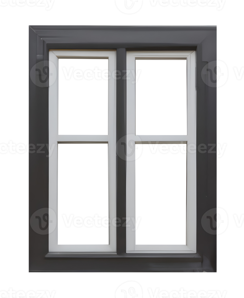 Closed window frame. png