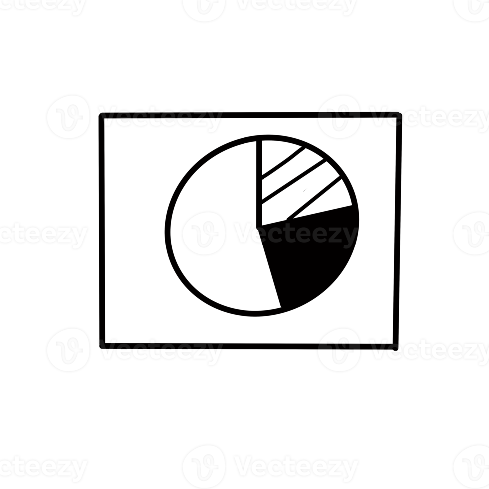 paj Diagram Graf statistik möte försäljning företag hand dragen klotter organisk linje png