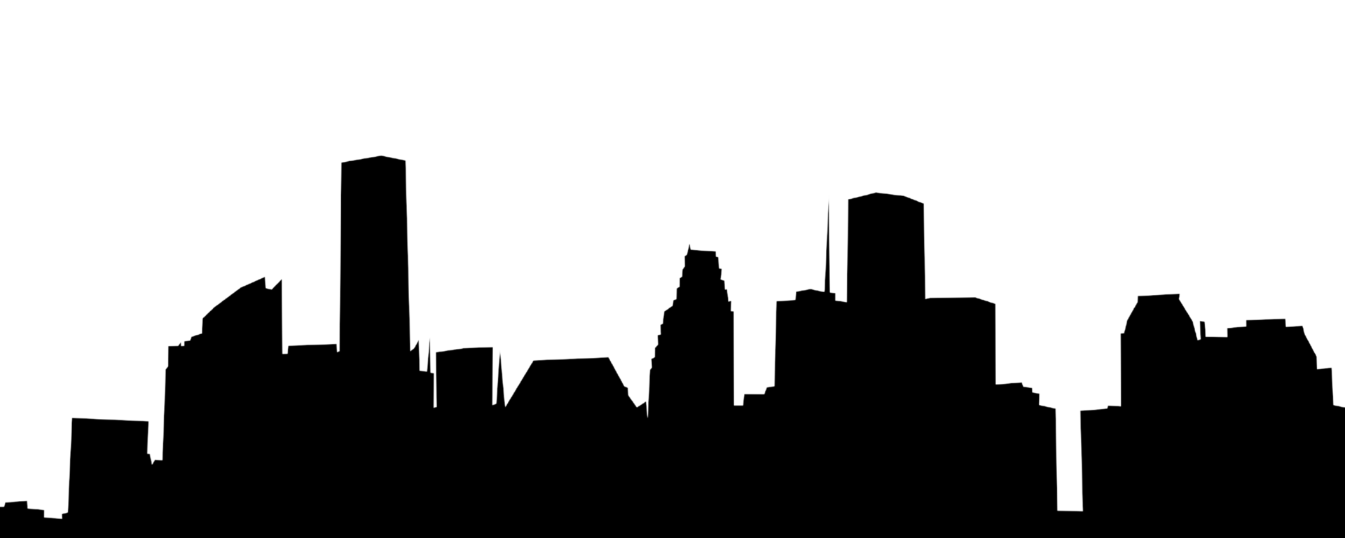 City, background illustration. Black png