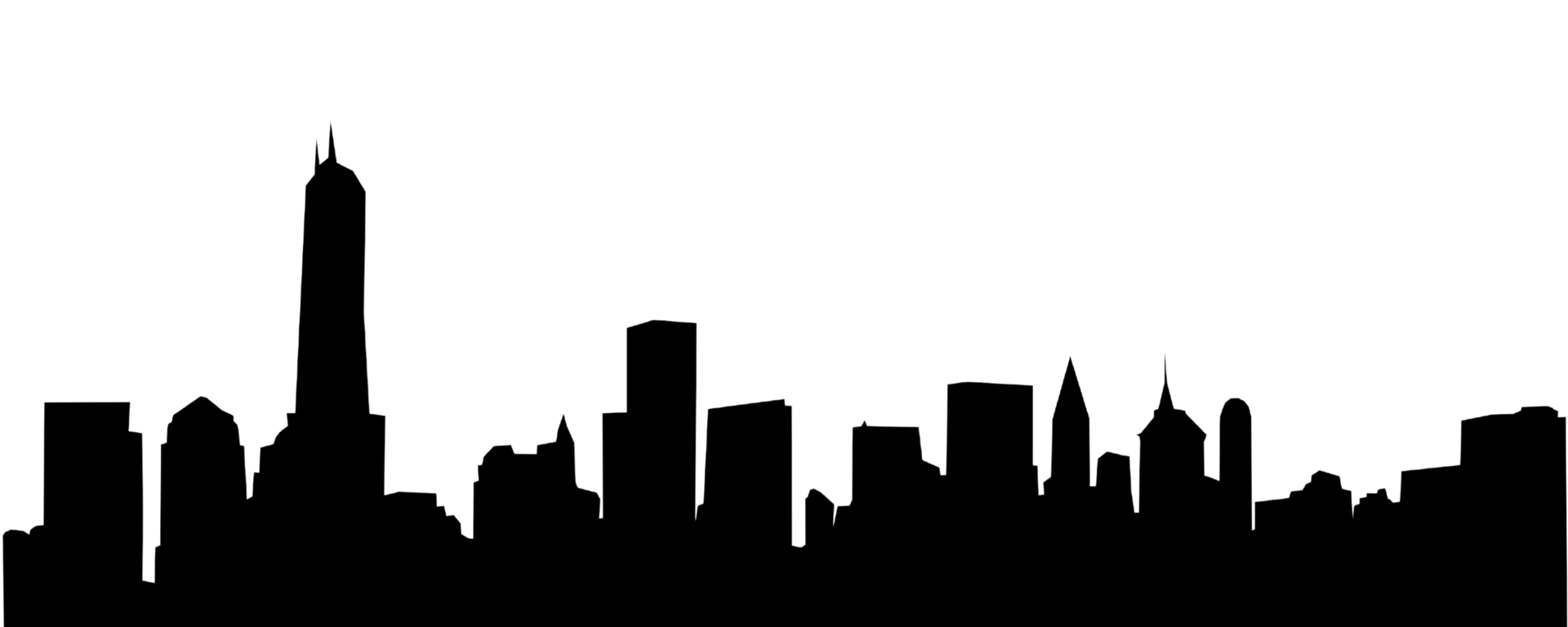 City, background illustration. Black png