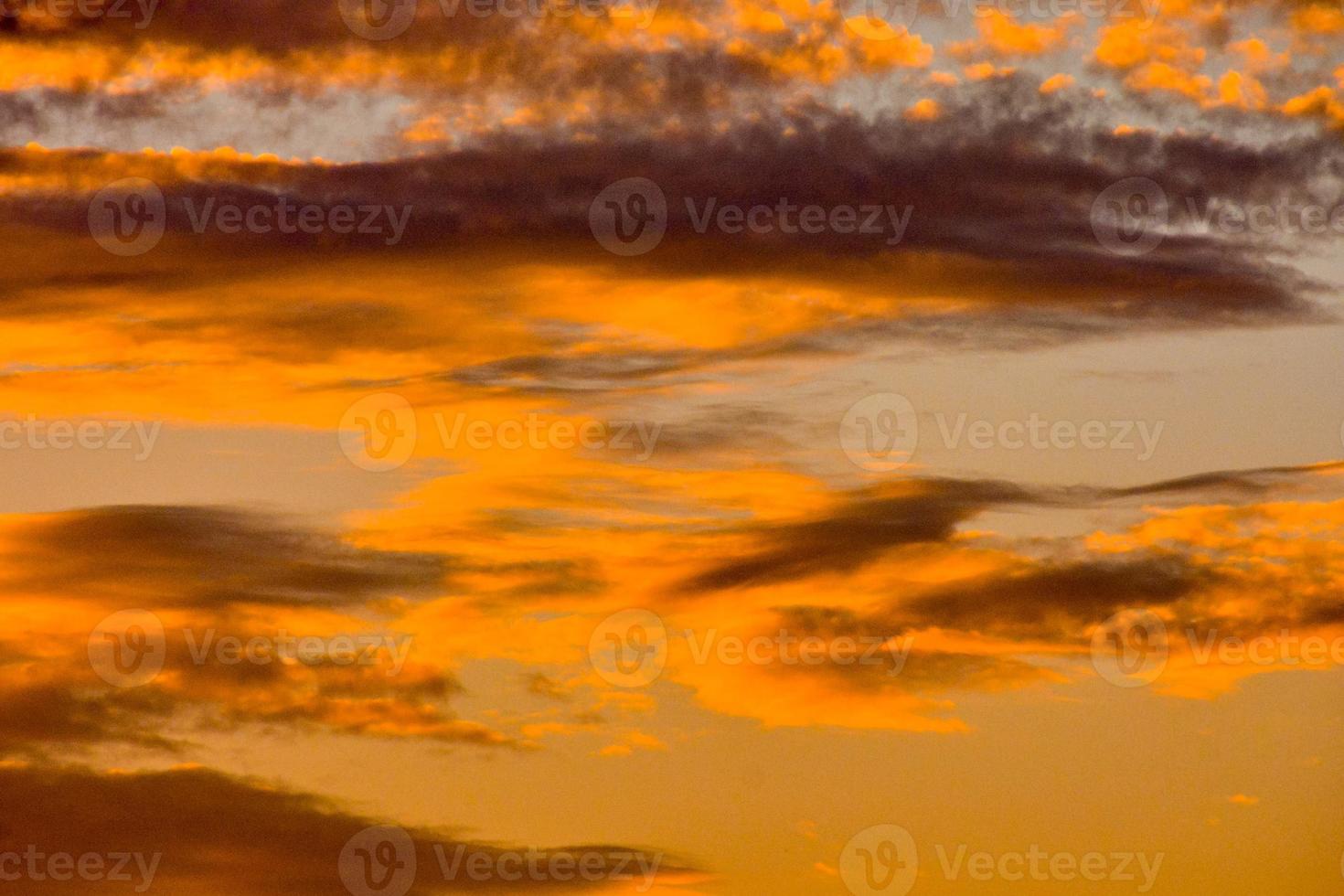 Colourful sky at sunset photo