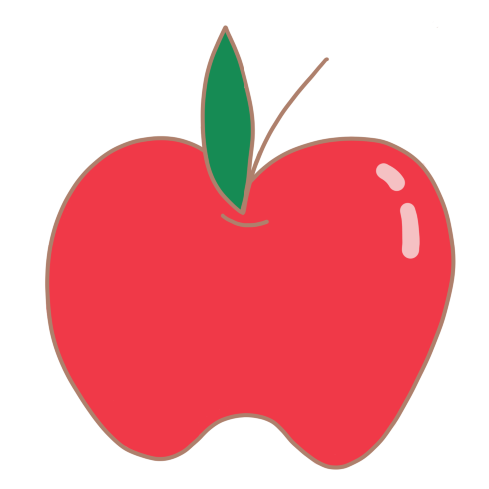 rojo manzana png