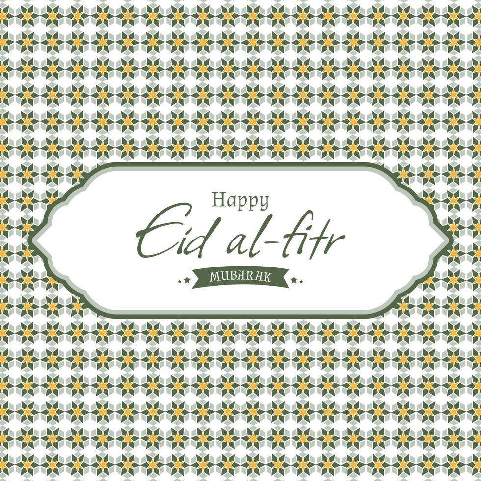 Eid al fitr pattern background design for greeting card vector