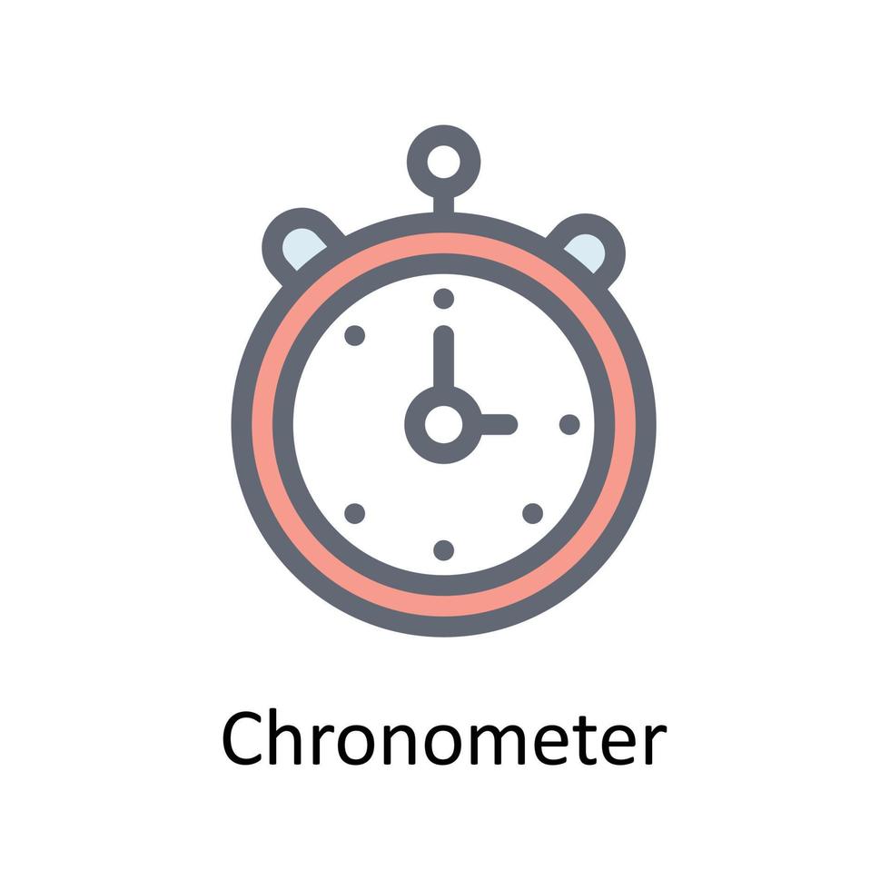 cron metro vector llenar contorno iconos sencillo valores