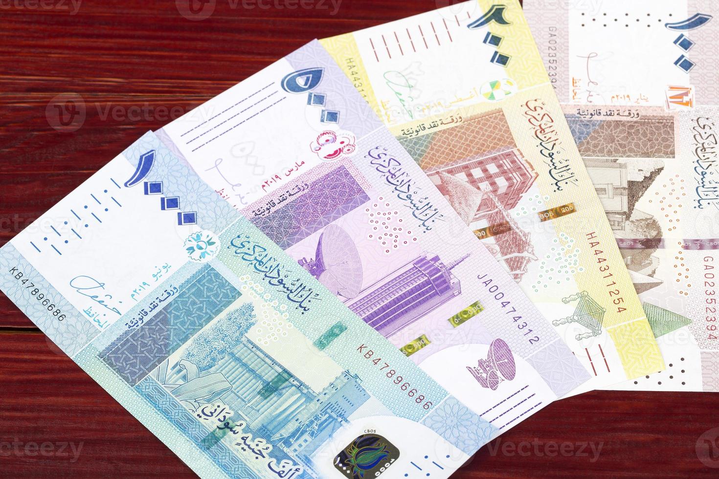 Sudanese pound a business background photo