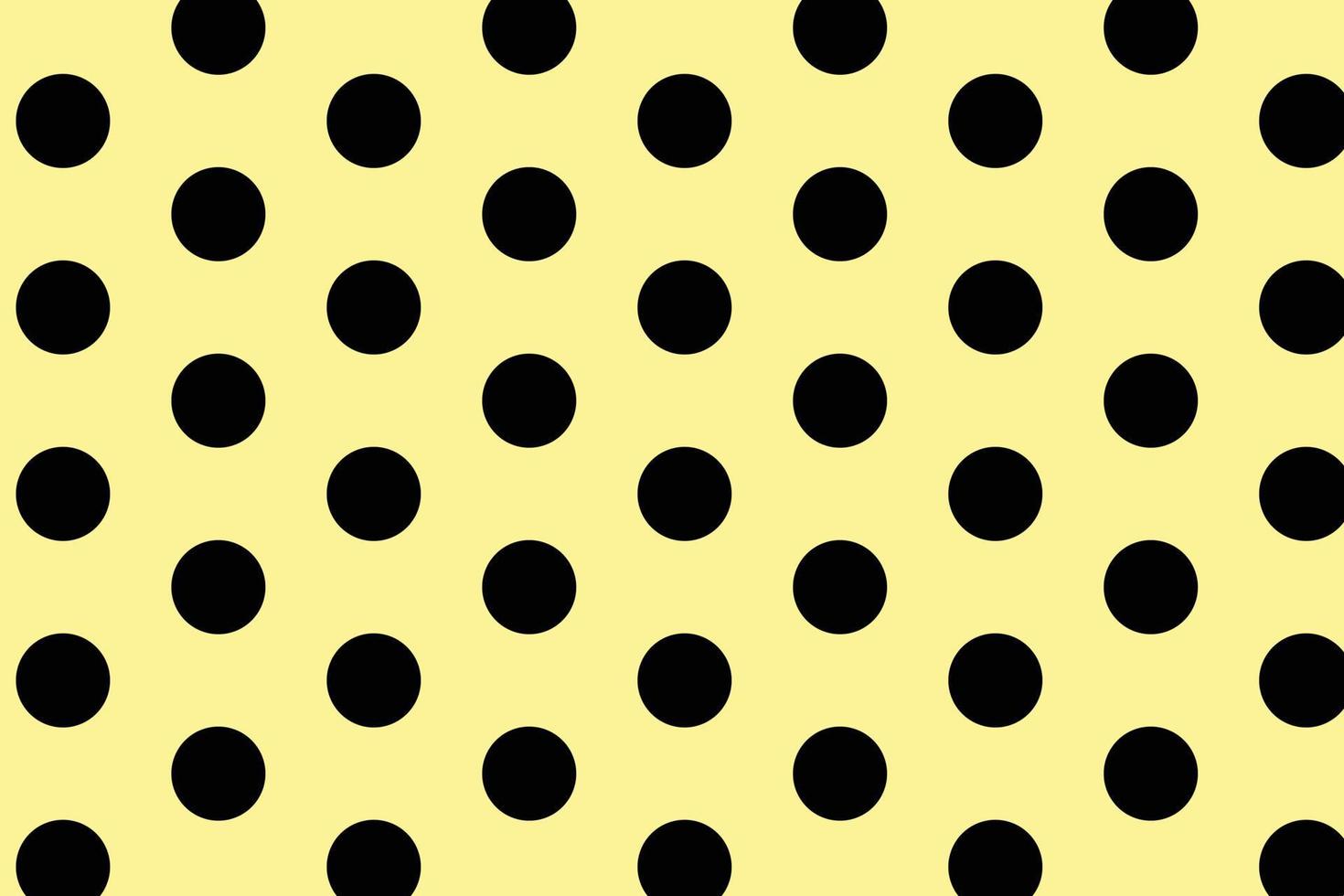 abstract seamless black polka dot vector pattern.