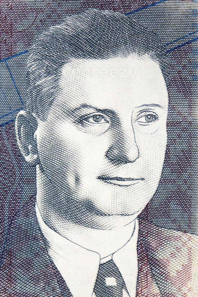 Jan Antonin Bata a portrait from money photo