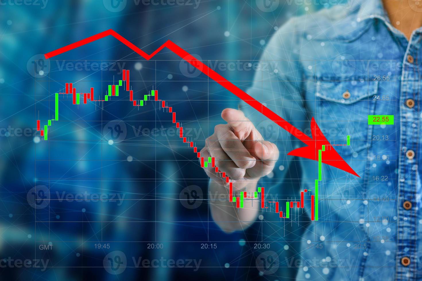 Financial Crisis Economic Stock Market Banking Concept photo