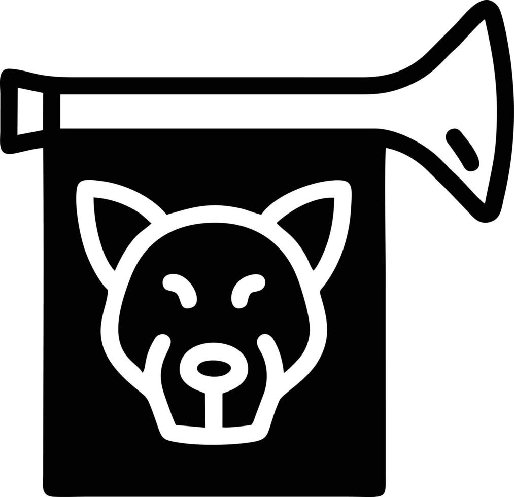 trumpet instrument icon symbol design vector image. Illustration of musical trumpet horn vector design image. EPS 10