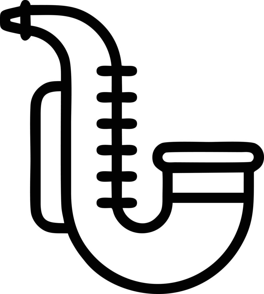 trumpet instrument icon symbol design vector image. Illustration of musical trumpet horn vector design image. EPS 10