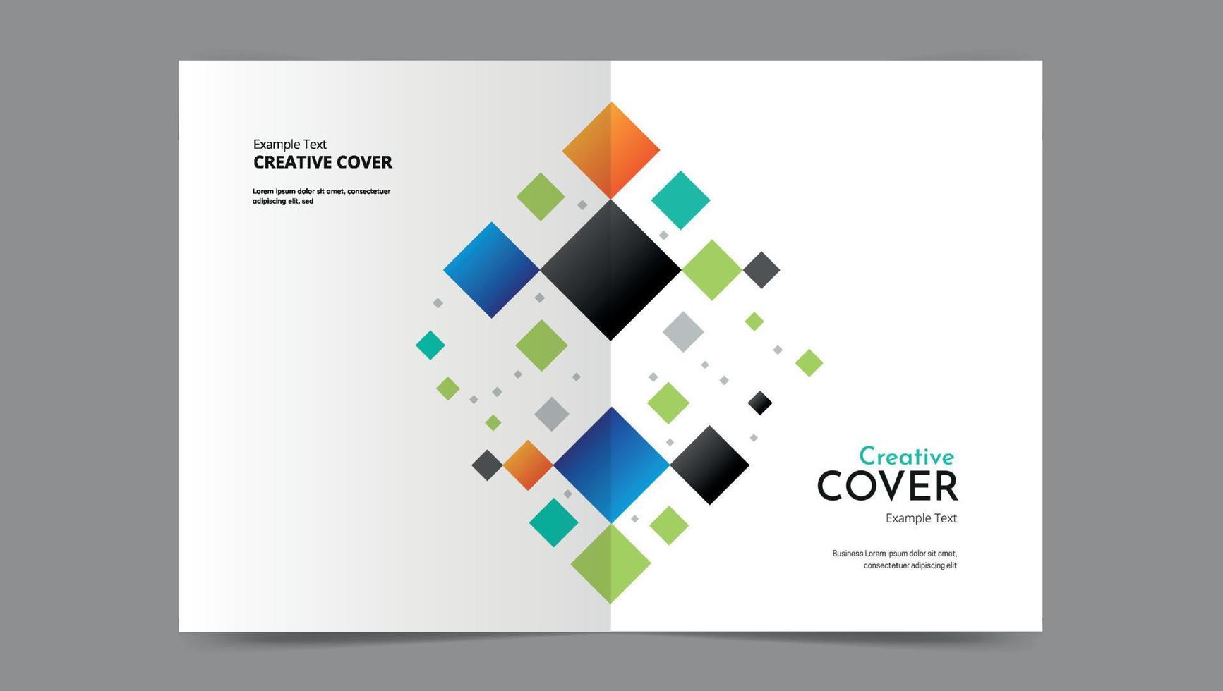 Cover template flyer design vector background